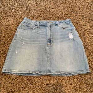 Juniors size 9, distressed, Arizona jean skirt